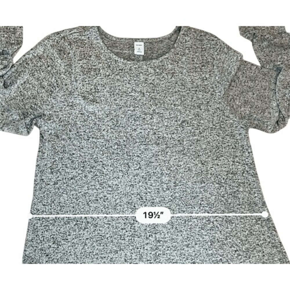 Old Navy Crewneck Grey Swing Dress Knit MEDIUM TALL Sweater-like Casual - Picture 7 of 12